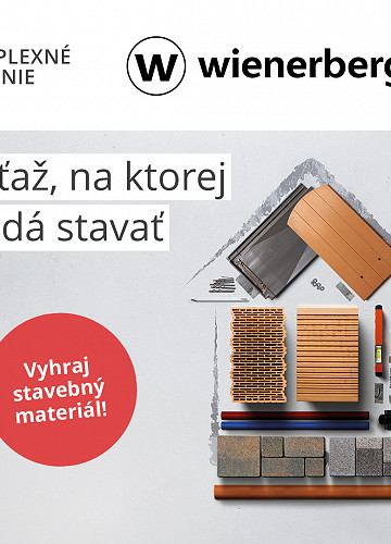 Vyhrajte stavebný materiál so spoločnosťou Wienerberger až do výšky 40 000 €!