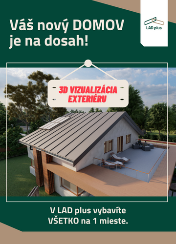 NOVINKA! 3D VIZUALIZÁCIA V LAD PLUS!