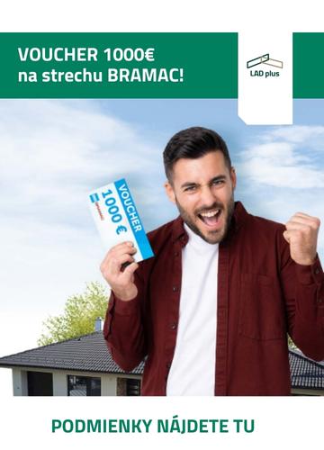 VOUCHER 1000€  na strechu BRAMAC!